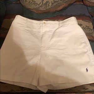 White Ralph Lauren Polo shorts
